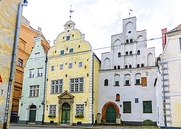 Three Brothers, Old Town, UNESCO World Heritage Site, Riga, Latvia, Europe