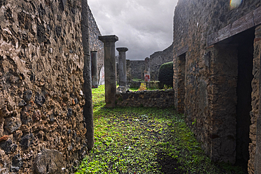 The archeological ruins of Pompeii. A UNESCO World Heritage site. Italy, Europe.