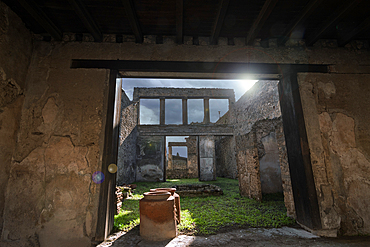 The archeological ruins of Pompeii. A UNESCO World Heritage site. Italy, Europe.