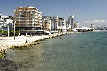 Promenade in Durres, Albania, Europe