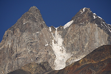 Mount Ushba, Svaneti, Caucasus, Georgia, Central Asia, Asia