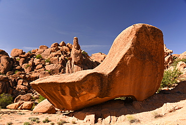 Stone formation around village of Tafraoute, Morocco, North Africa, Africa