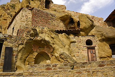 David Gareja, a rock-hewn Georgian Orthodox monastery complex located in the Kakheti region, Georgia, Central Asia, Asia