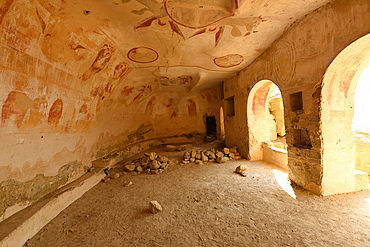 David Gareja, a rock-hewn Georgian Orthodox monastery complex located in the Kakheti region, Georgia, Central Asia, Asia