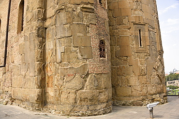 The Virgin Mary Assumption Church of Metekhi, Tbilisi, Georgia, Central Asia, Asia