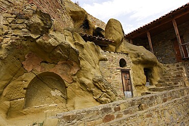 David Gareja, a rock-hewn Georgian Orthodox monastery complex located in the Kakheti region, Georgia, Central Asia, Asia