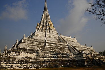 Wat Phukhao Thong, Buddhist temple in Ayutthaya, UNESCO World Heritage Site, Thailand, Southeast Asia, Asia