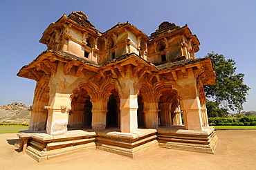 Lotus Mahal, Hampi, UNESCO World Heritage Site, Karnataka, India, Asia