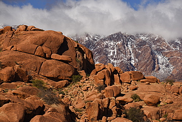 Rock formations around Tafraout, Morocco, North Africa, Africa