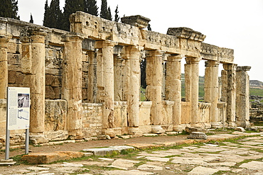 Ancient City of Hierapolis, Pamukkale, UNESCO World Heritage Site, Anatolia, Turkey, Asia Minor, Asia