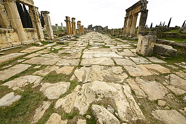 Ancient City of Hierapolis, Pamukkale, UNESCO World Heritage Site, Anatolia, Turkey, Asia Minor, Asia