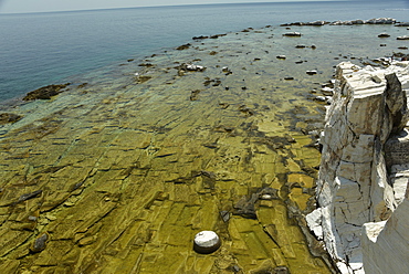 Ancient quarry of Alyki, Thassos, Greek Islands, Greece, Europe