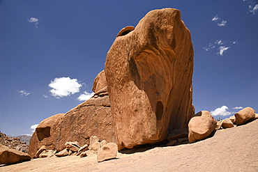 Rock formations around Tafraoute, Morocco