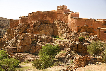 Berber granary (agadir) in Daw Tagadirte, Morocco