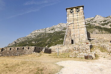 Tower in the Castle of Kruje, Kruje, Albania, Europe