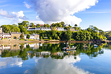 Portree Harbour, Isle of Skye, Inner Hebrides, Highlands and Islands, Scotland, United Kingdom, Europe