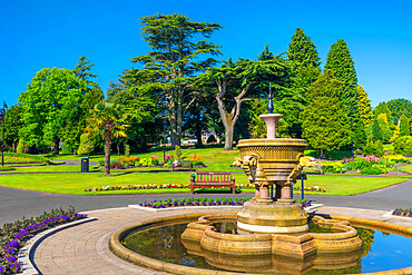 Levengrove Park, Fountain and Arborteum, Dumbarton, West Dunbartonshire, Scotland, United Kingdom, Europe