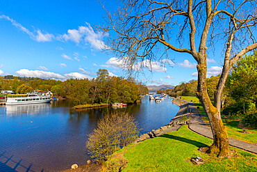 Balloch, River Leven, Loch Lomond, Scotland, United Kingdom, Europe