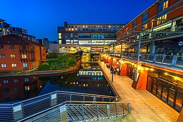 Canal Old Line, The Mailbox, Birmingham, England, United Kingdom, Europe