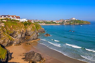 Great Western Beach, Newquay, Cornwall, England, United Kingdom, Europe