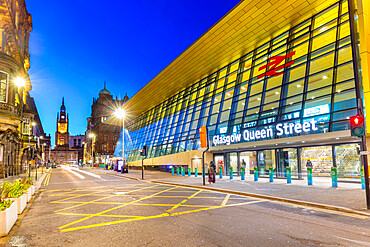 Queen Street railway station, Glasgow, Scotland, United Kingdom, Europe