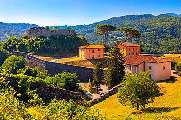 Fortezza di Mont'Alfonso, Fortress, Castelnuovo di Garfagnana, Tuscany, Italy, Europe