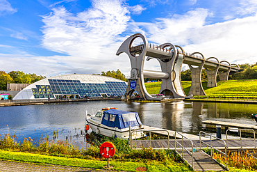 Falkirk Wheel, Tamfourhill, Falkirk, Scotland, United Kingdom, Europe