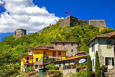 Fortezza delle Verrucole, Fortress, San Romano in Garfagnana, Tuscany, Italy, Europe