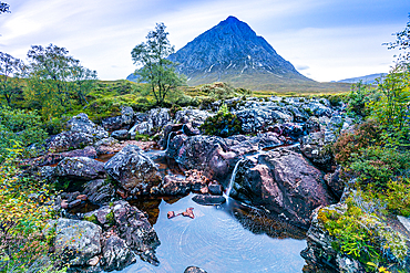 Stob Dearg, the main peak of Buachaille Etive Mor, Highlands, Scotland, United Kingdom, Europe