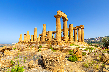 Temple of Hera, Valle dei Templi (Valley of Temples), UNESCO World Heritage Site, Hellenic architecture, Agrigento, Sicily, Italy, Mediterranean, Europe