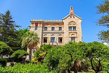 Palazzo Florio, Favignana, Aegadian Islands, province of Trapani, Sicily, Italy, Mediterranean, Europe