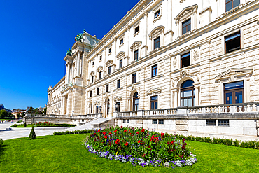 Rear entrance to the Hofburg Palace and Neue Burg museum, Vienna, Austria, Europe