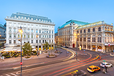 Musikverein, Vienna Music Society Concert Hall, Hotel Sacher, Albertinaplatz, Vienna, Austria, Europe