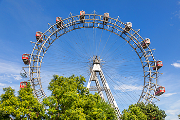 Riesenrad, Giant Ferris Wheel, Prater, Vienna, Austria, Europe