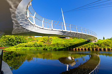 Stockingfield Bridge, Forth and Clyde Canal, Glasgow, Scotland, United Kingdom, Europe