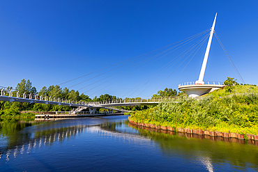 Stockingfield Bridge, Forth and Clyde Canal, Glasgow, Scotland, United Kingdom, Europe