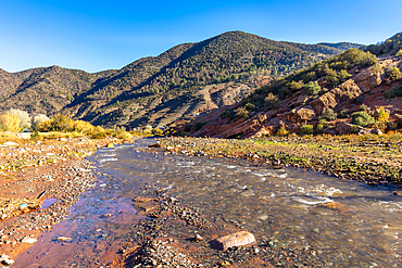 Rio mulay brahim, Al Haouz Province, Marrakesh-Safi, Atlas Mountains, Morocco, North Africa, Africa
