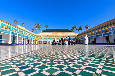 Bahia Palace, Marrakesh, (Marrakech), UNESCO World Heritage site, Morocco, North Africa, Africa