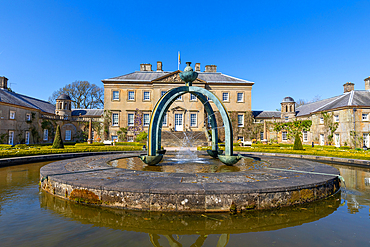 Dumfries House, Mahtouz fountain, Cumnock, East Ayrshire, Scotland, United Kingdom, Europe