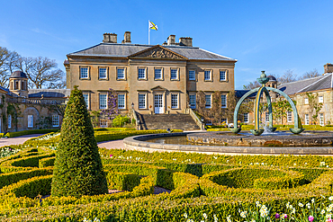 Dumfries House, Mahtouz fountain and garden, Cumnock, East Ayrshire, Scotland, United Kingdom, Europe