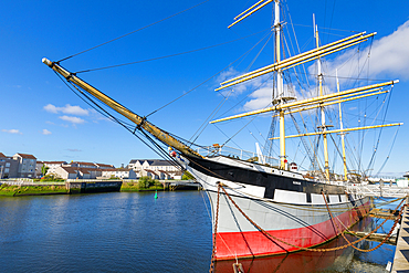 The Glenlee Tall ship, Riverside Museum, Glasgow, Scotland, United Kingdom, Europe