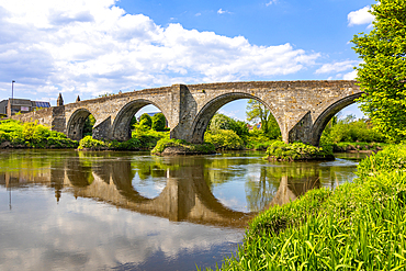 Old Stirling Bridge, Auld Brig, River Forth, Stirlingshire, Scotland, United Kingdom, Europe