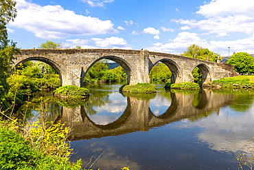 Old Stirling Bridge, Auld Brig, River Forth, Stirlingshire, Scotland, United Kingdom, Europe