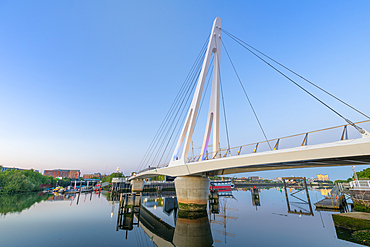 Govan-Partick Bridge, footbridge, Glasgow, Scotland, United Kingdom, Europe