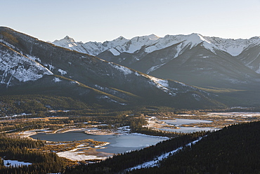 Vermillion Lakes, Banff National Park, UNESCO World Heritage Site, Alberta, Canadian Rockies, Canada, North America