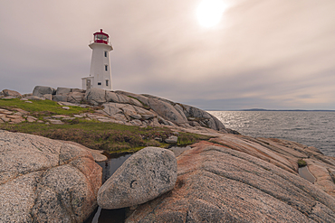 Peggy's Cove and Peggy's Point Lighthouse, Nova Scotia, Canada, North America