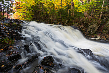 Miller's Falls in Autumn, Fall River, Nova Scotia, Canada, North America