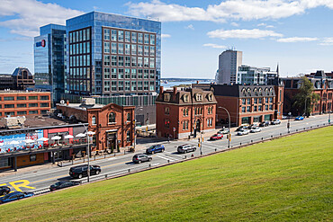 View of NSCAD University and Downtown Halifax from the Citadel, Halifax, Nova Scotia, Canada, North America