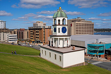 Old Town Clock at the Citadel, Downtown Halifax, Nova Scotia, Canada, North America