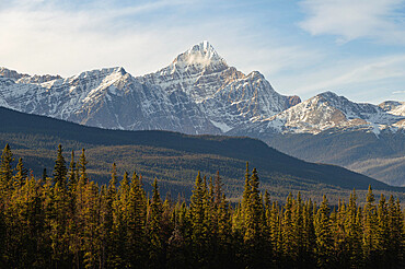 Peaks of Mount Edith Cavell, Jasper National Park, UNESCO World Heritage Site, Alberta, Canadian Rockies, Canada, North America